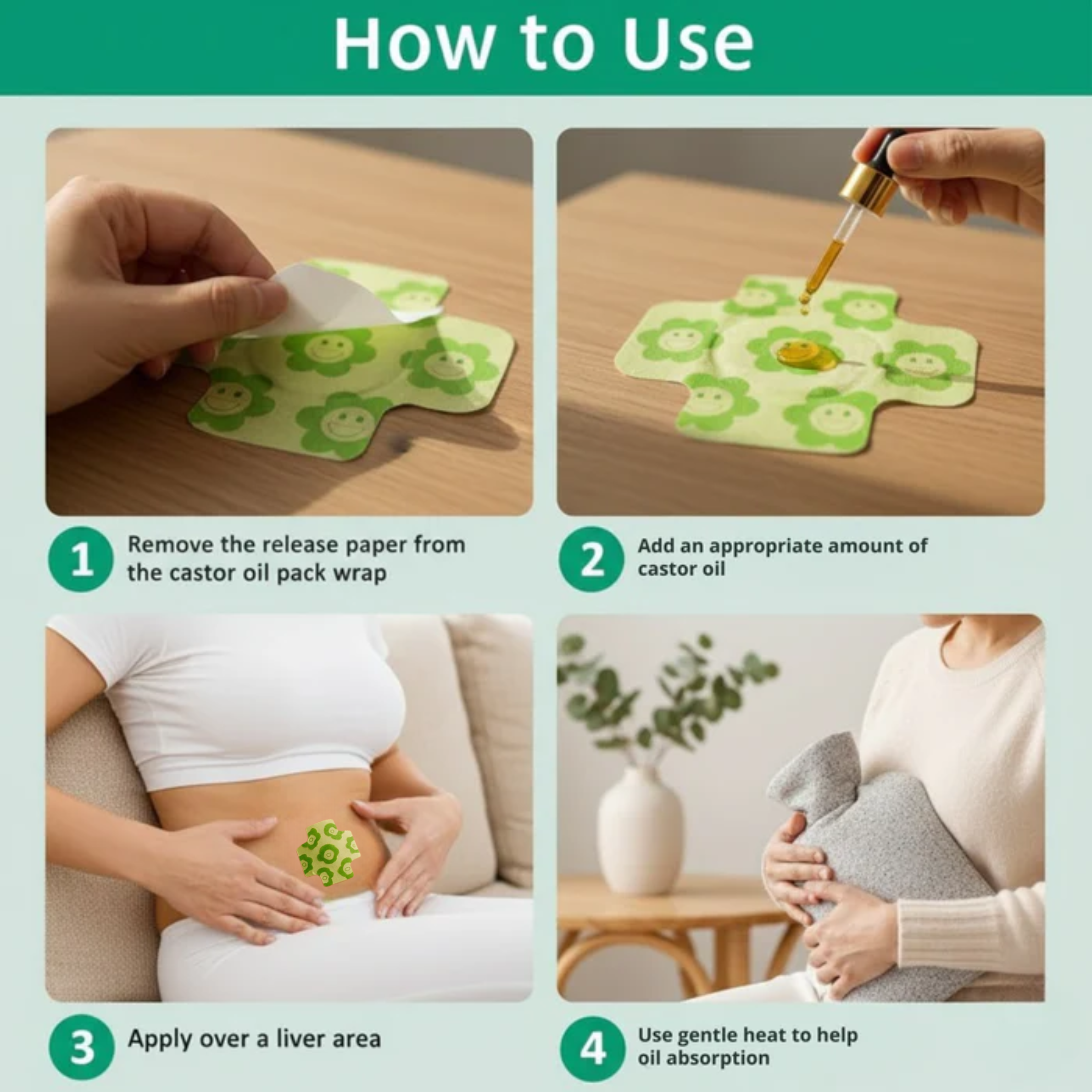 Castor Oil Pack Wrap – Gentle Support for Everyday Wellness