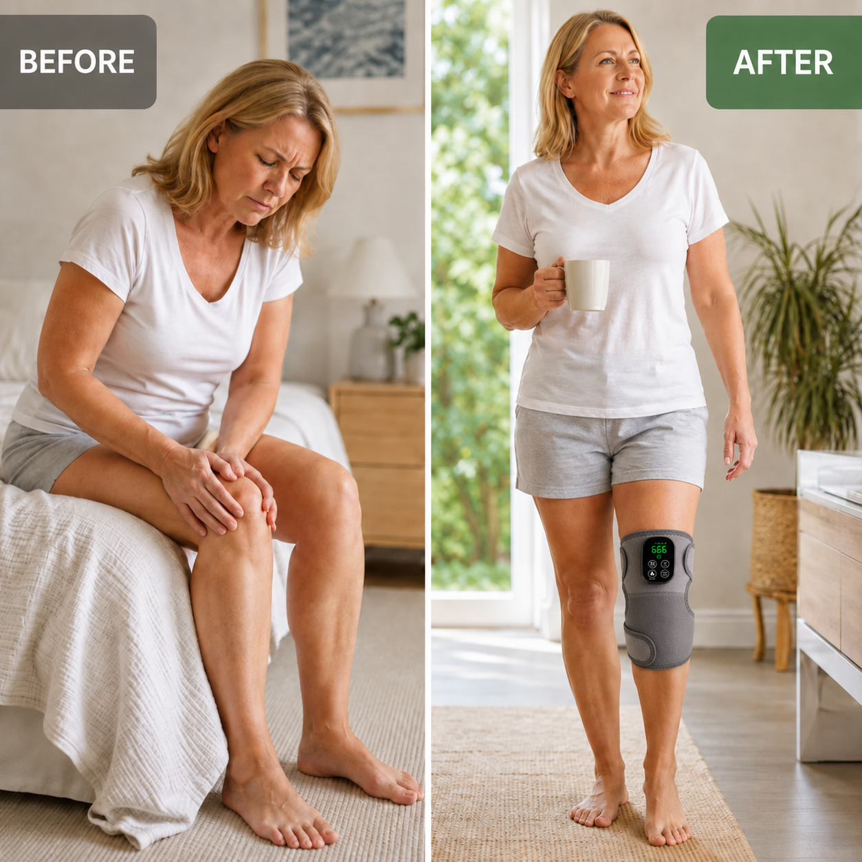 Red Light Therapy Heating Wrap — Soothe Shoulder, Knee & Joint Discomfort