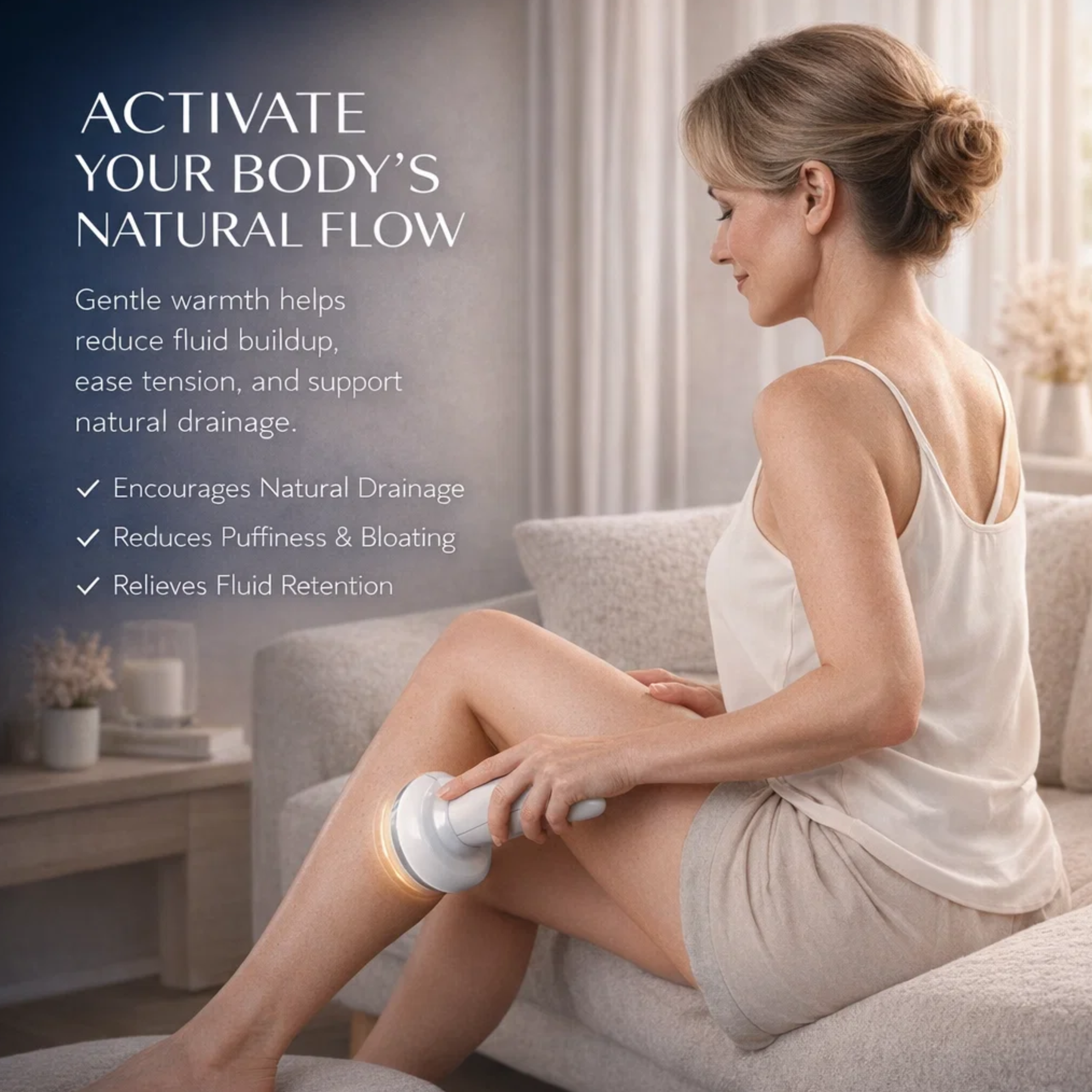 Lymphatic Drainage Device — Flush Trapped Fluid & Relieve Heavy, Swollen Legs