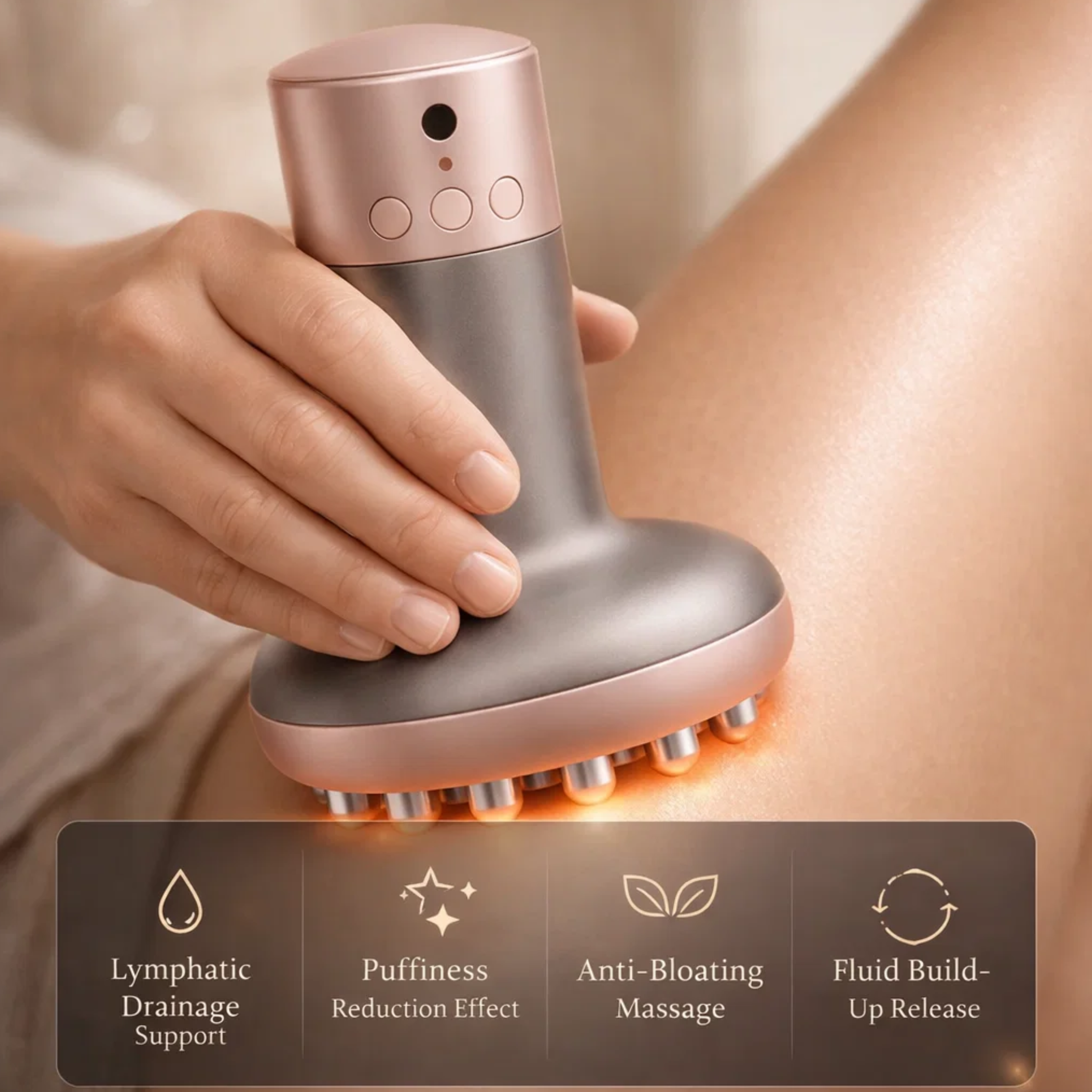Lymphatic Drainage Device — Flush Trapped Fluid & Relieve Heavy, Swollen Legs