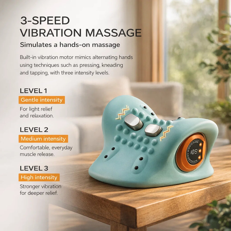 Heated neck massager lifestyle