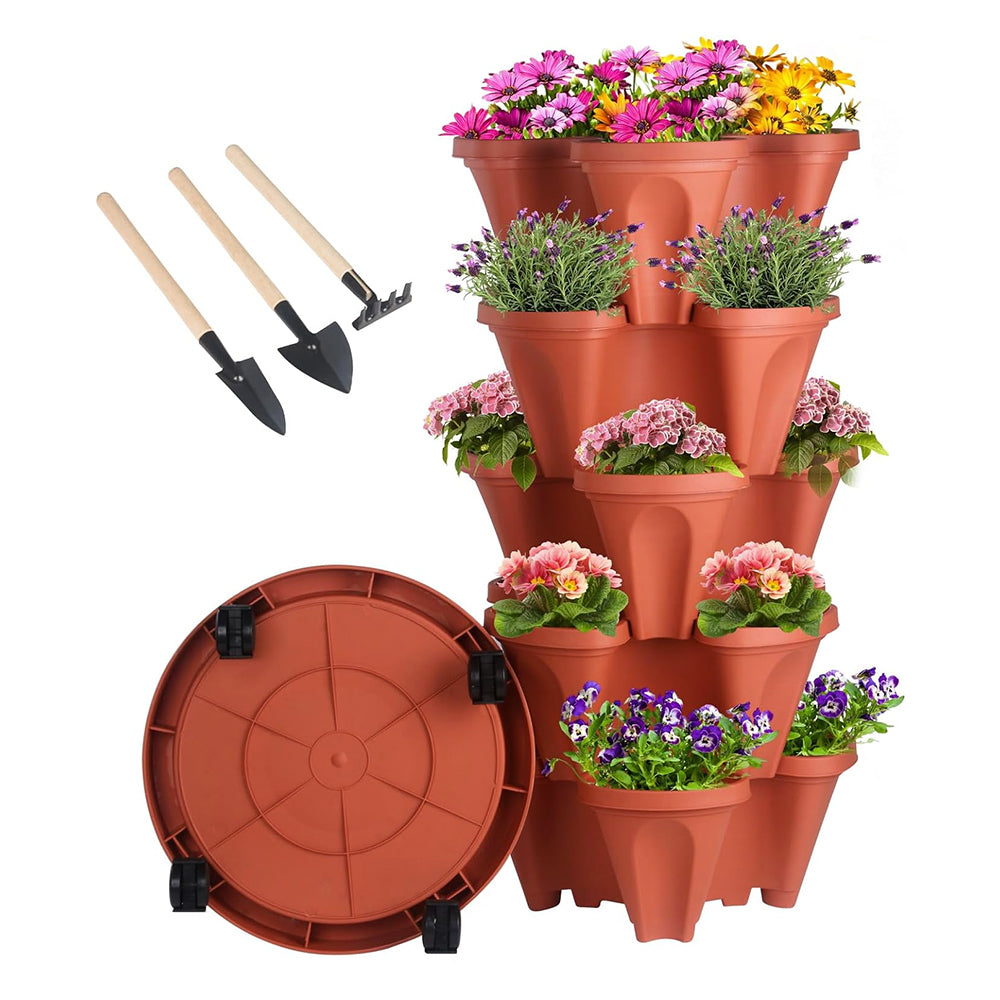 Vertical Garden Tower Planter Pots