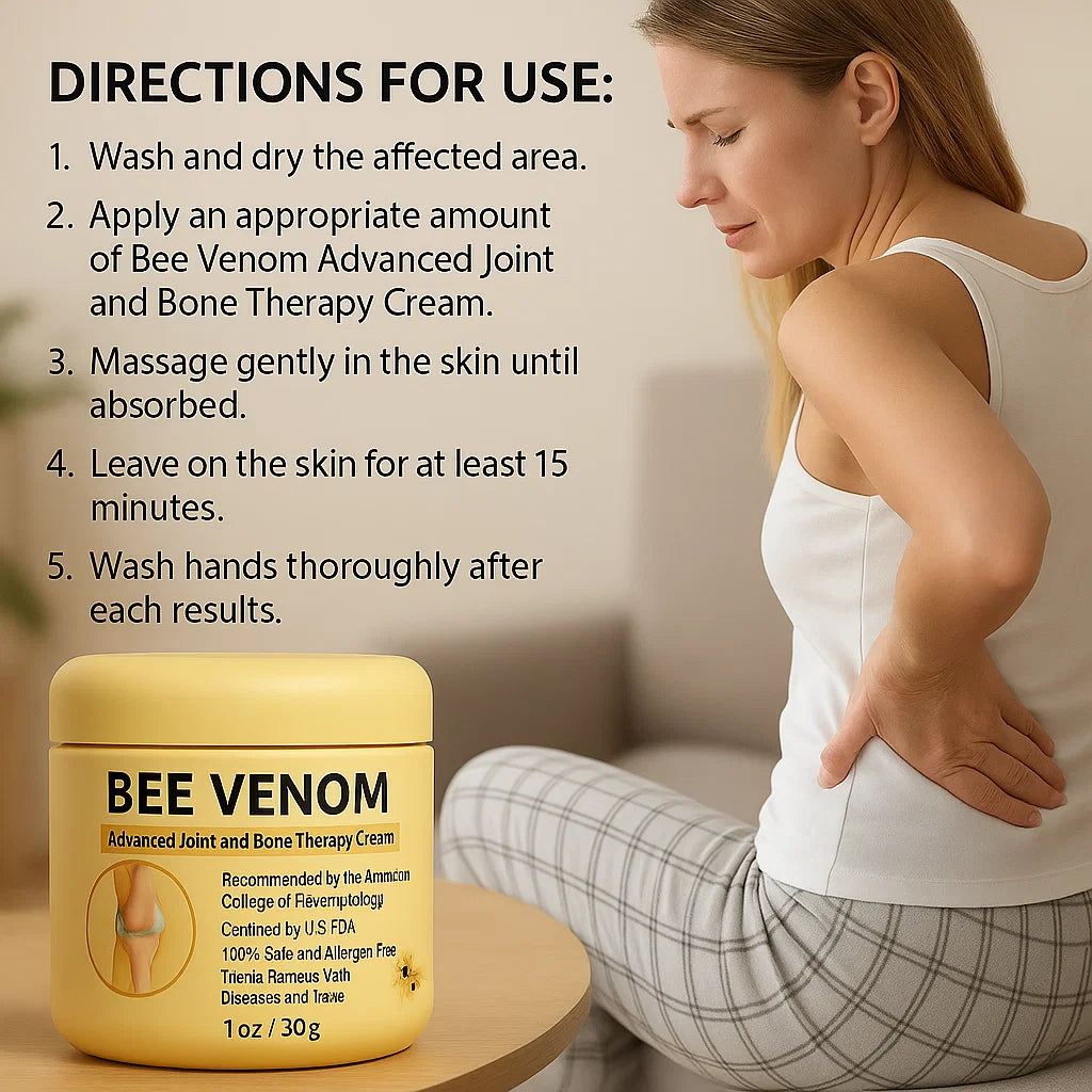Bee Venom Bone & Joint Pain Relief Cream