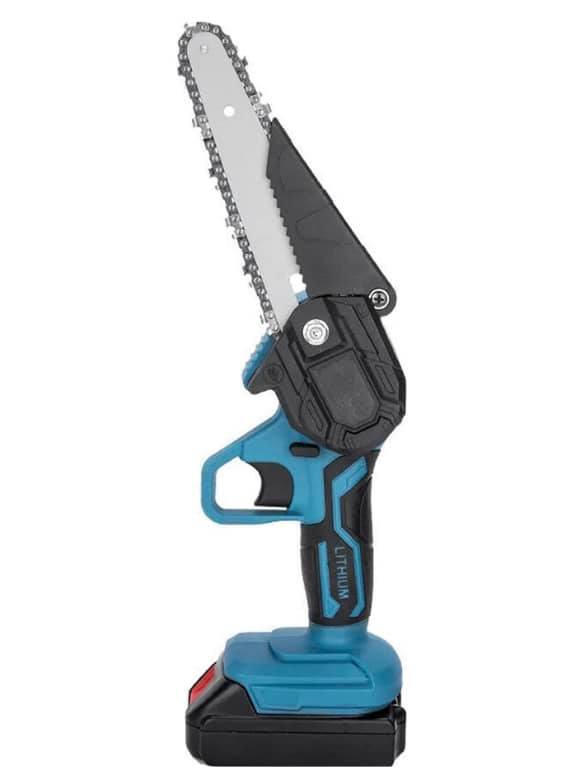 6" One Hand Chainsaw + 2 Free Batteries + 1x Pair Gloves